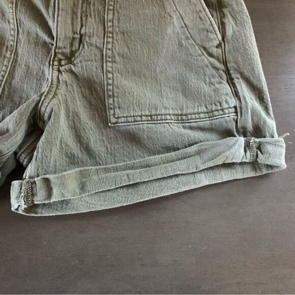 AMERICAN‎ EAGLE Women's Tomgirl Olive Green Shorts Size 0 - Picture 8 of 14